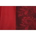 Silk Border Stole - Red Silk Border Stole - Red